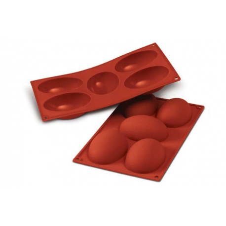 STAMPO IN SILICONE Silikomart - MEZZE UOVA - 70gr