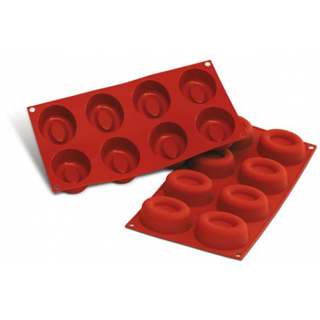 STAMPO IN SILICONE Silikomart - SAVARIN OVALI GRANDI