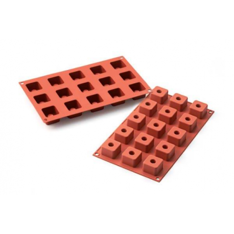 STAMPO IN SILICONE Silikomart - SQUARE DELICE