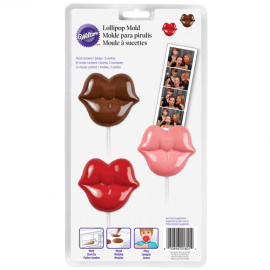 LOLLIPOP MOLD "LIPS" - Stampo per caramelle, cioccolatini e lecca lecca