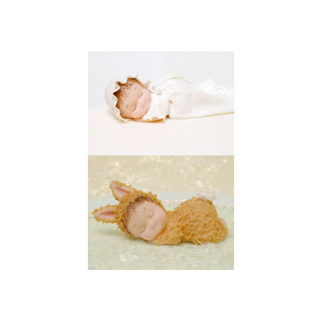 MOLD KAREN DAVIES - STAMPO IN SILICONE SLEEPING BABY + CUSCINO