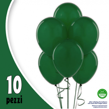 PALLONCINI VERDE FORESTA - Pz.10 - ø cm.30