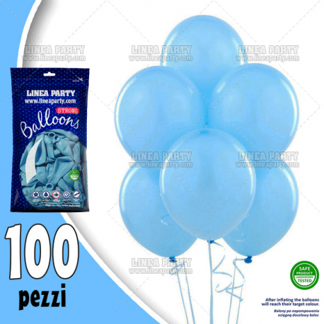 PALLONCINI AZZURRI - Pz.100 - ø cm.30