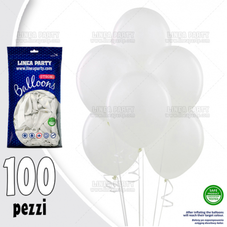PALLONCINI BIANCHI - Pz.100 - ø cm.30