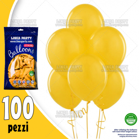 PALLONCINI GIALLO SOLE - Pz.100 - ø cm.30