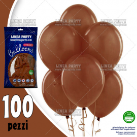 PALLONCINI MARRONI - Pz.100 - ø cm.30