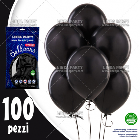PALLONCINI NERI - Pz.100 - ø cm.30