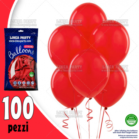 PALLONCINI ROSSI - Pz.100 - ø cm.30