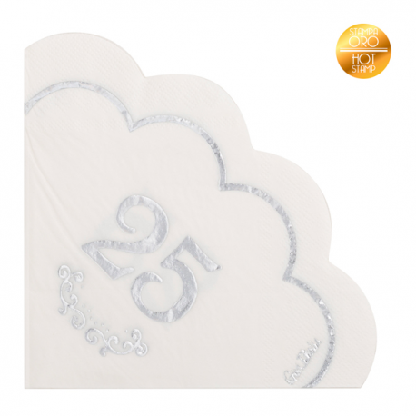 TOVAGLIOLO 25° ANNIVERSARIO SMERLATO 33X33 PZ.16