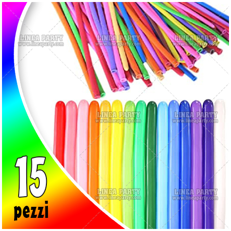 PALLONCINI MODELLABILI COLORI ASSORTITI - Pz.15