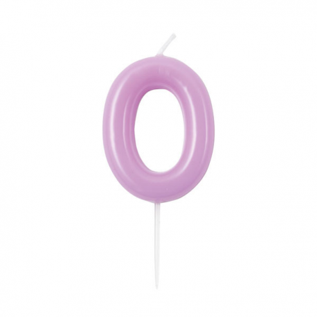 CANDELINA NUMERO 0 MALVA