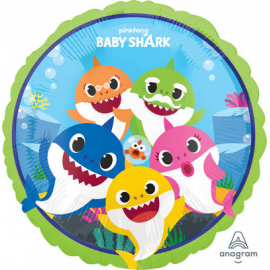 PALLONCINO BABY SHARK FOIL STANDARD ø 45cm.