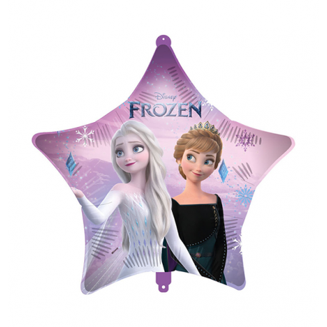 PALLONCINO FROZEN II \\"ELSA & ANNA\\" STELLA FOIL STANDARD ø 45cm
