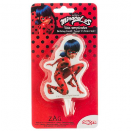 CANDELINA PER TORTA LADYBUG - 7,5 cm