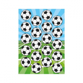 MINI CIALDE "CUT-OUTS" CALCIO - 15 disegni