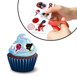 MINI CIALDE "CUT-OUTS" LADY BUG (Miraculous) - 14 disegni
