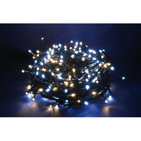 1000 LED - LUCE BIANCA/CALDA (Uso interno ed esterno / 8 giochi di luce) 50 mt