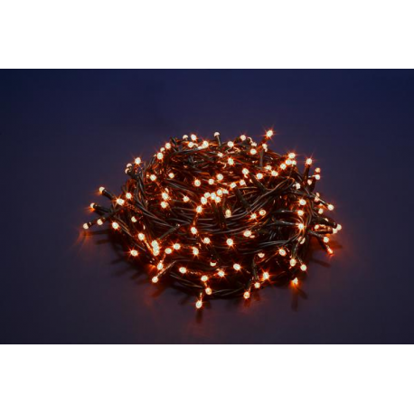 1000 LED - LUCE CALDA (Uso interno ed esterno / 8 giochi di luce) 50 mt