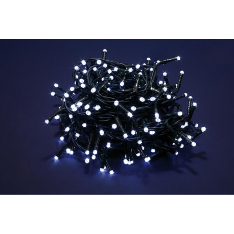 180 LED - LUCE BIANCA (Uso interno ed esterno / 8 giochi di luce) 9 mt