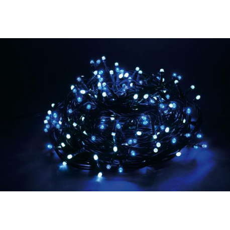 180 LED - LUCE BLU/BIANCA (Uso interno ed esterno / 8 giochi di luce) 9 mt