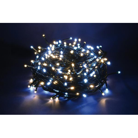 2000 LED - LUCE BIANCA/CALDA (Uso interno ed esterno / 8 giochi di luce) 100 mt