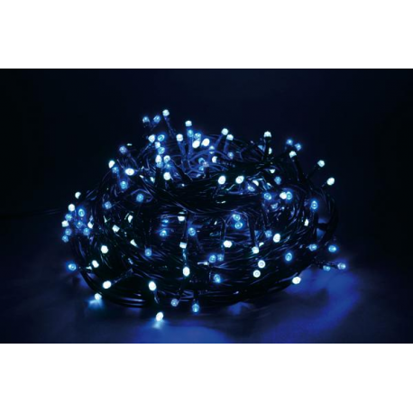 300 LED - LUCE BLU/BIANCA (Uso interno ed esterno / 8 giochi di luce) 15 mt