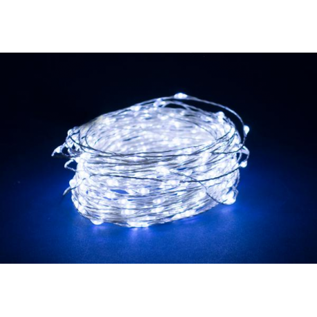 480 MICROLED - LUCE BIANCA (Uso interno ed esterno / 8 giochi di luce) 24 mt