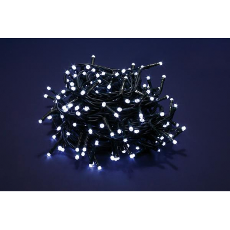 500 LED - LUCE BIANCA (Uso interno ed esterno / 8 giochi di luce) 25 mt