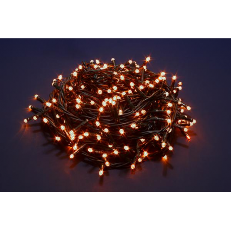 500 LED - LUCE CALDA (Uso interno ed esterno / 8 giochi di luce) 25 mt