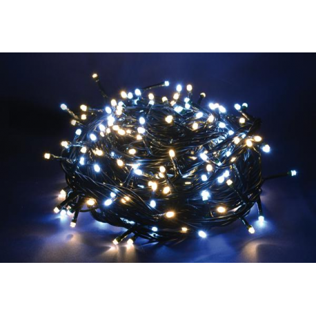 750 LED - LUCE BIANCA/CALDA (Uso interno ed esterno / 8 giochi di luce) 37,5 mt