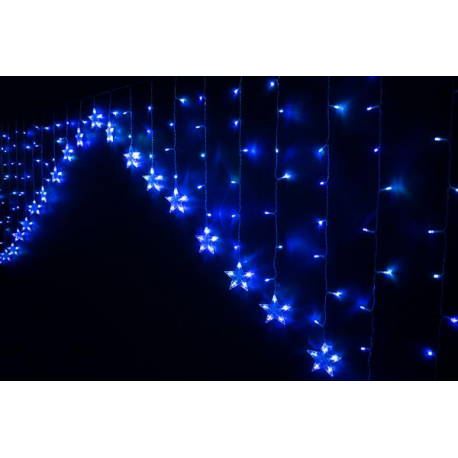 TENDA 215 LED STAR - LUCE BLU (Uso interno ed esterno) 3 mt x1,2 mt