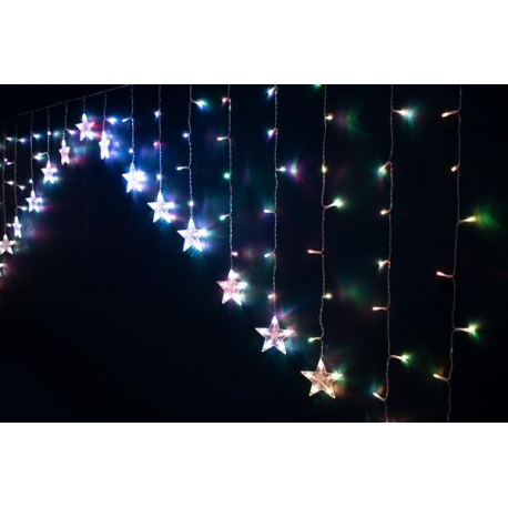 TENDA 215 LED STAR - LUCE MULTICOLOR (Uso interno ed esterno) 3 mt x1,2 mt