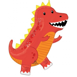 PALLONCINO DINOSAURI \\"T-REX COOL\\" - FOIL SUPERSHAPE 60x78cm