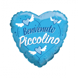 PALLONCINO CUORE BENVENUTO PICCOLINO STANDARD ø 45cm