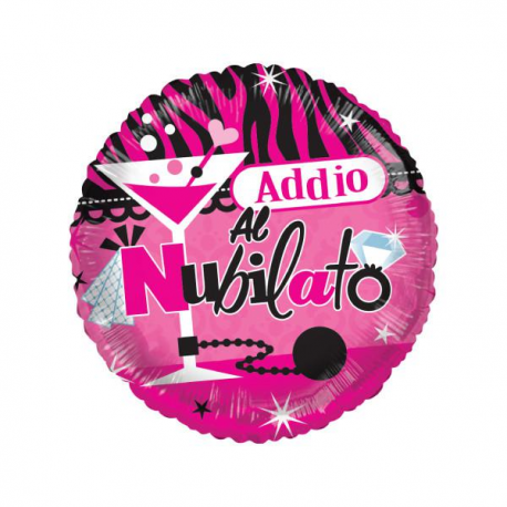 PALLONCINO TONDO ADDIO AL NUBILATO FOIL STANDARD ø 45cm