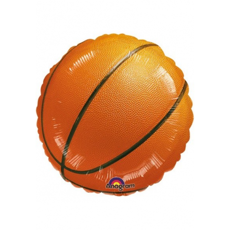 PALLONCINO TONDO PALLONE DA BASKET FOIL STANDARD ø 45cm