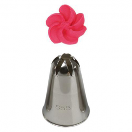 BECCUCCIO FIORE GRANDE DIRETTO n.1B (in acciaio inox)*