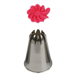 BECCUCCIO FIORE GRANDE DIRETTO n.1G (in acciaio inox)*