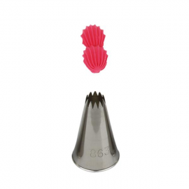 BECCUCCIO FIORE/STELLA n.4B (in acciaio inox)*