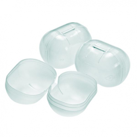 BUSSOLOTTO IN PLASTICA PER UOVO DI CIOCCOLATO - 7 cm x 10,5 cm h.