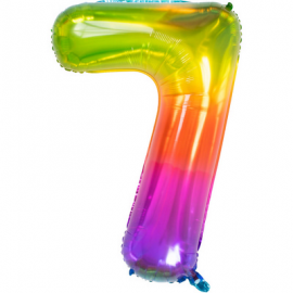 PALLONCINO MYLAR NUMERO "7" YUMMY GUMMY - 86cm