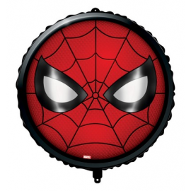 PALLONCINO SPIDERMAN FACE FOIL ROUND STANDARD ø 45cm.