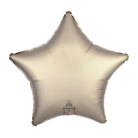 PALLONCINO MYLAR FOIL STELLA - CHAMPAGNE 46cm