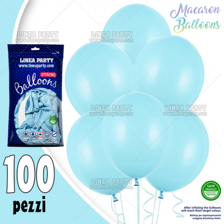 PALLONCINI CELESTI MACARON - Pz.100 - ø cm.30