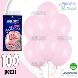 PALLONCINI ROSA MACARON - Pz.100 - ø cm.30
