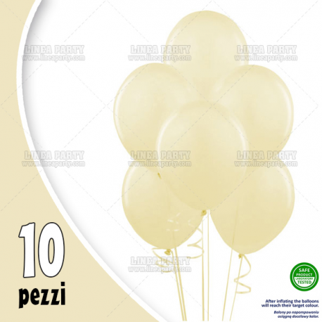 PALLONCINI AVORIO - Pz.10 - ø cm.30