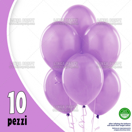 PALLONCINI LILLA - Pz.10 - ø cm.30