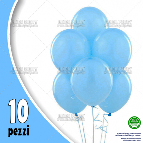 PALLONCINI AZZURRI - Pz.10 - ø cm.30