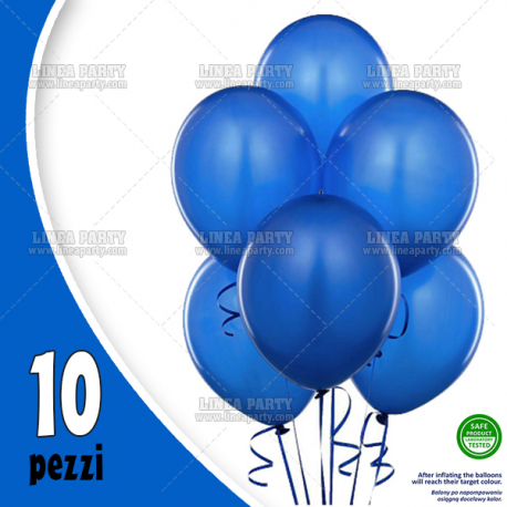 PALLONCINI BLU PASTELLO - Pz.10 - ø cm.30