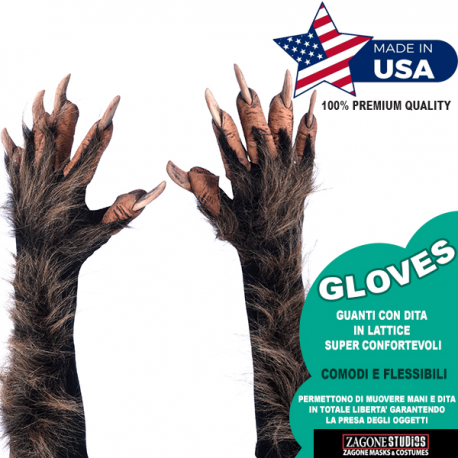 BROWN WOLF GLOVES - Guanti professionali in latex